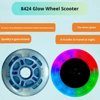 Roues de patins à roulettes pour adultes WEIZHONG 80 mm PU+PP Lumineuses, imperméables, durables, clignotantes, respirantes, légères, de haute qualité