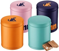 Nouvelles boîtes en fer blanc pour thé, café, bonbons, emballages imprimés offset, étiquettes personnalisées, matériaux recyclés, qualité alimentaire