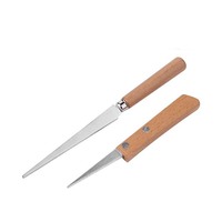 LISI 2 pièces Couteaux à modeler à manche en bois, outils d'affûtage pour l'artisanat, la poterie, la céramique, la sculpture et le modelage de l'argile polymère, pour fournitures artistiques