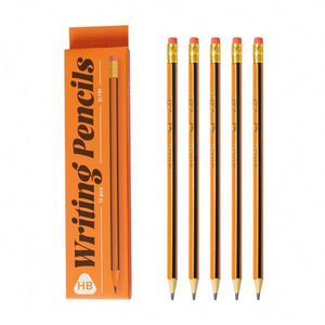Wholesale School Stationery Supply Standard HB Plastic Hexagonal Pencils with Custom Logo Printed Set for Children - Product Image 6