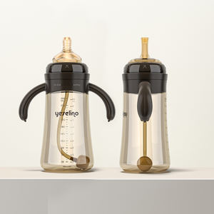 Bouteille à lait en PP léger sans BPA 300 ml avec tétine en silicone anti-colique pour bébé, <span class=keywords><strong>biberon</strong></span> pour l'alimentation et l'eau - Product Image 6