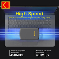 Hard Disk Eksternal Portabel Kodak P150 USB 3.0 5Gbps 2.5 Inch untuk PS5 PS4