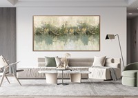 Peinture à l'huile abstraite texturée 3D faite à la main encadrée Wabi Sabi, décoration murale pour salon, peinture sur toile minimaliste