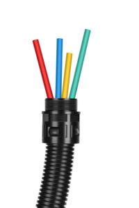 Tuyau ondulé <span class=keywords><strong>flexible</strong></span> avec diamètre intérieur de 17mm, matériel de 70 PA, AD21.2, diamètre de sortie de 21.2mm - Product Image 4