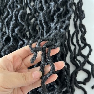 Extension per capelli Gypsy Locs all'uncinetto effetto Ombre, direttamente dalla fabbrica, per distributori di saloni e OEM - Product Image 4