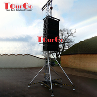 Équipement de scène de haute qualité : Tour de levage en treillis d'aluminium pour système de sonorisation Line Array à vendre
