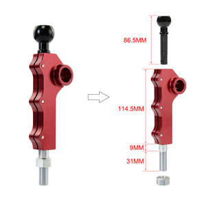 Poyracing Car Gear <b>Shift</b> Lever Adjustable Aluminum Alloy <b>Knob</b> For Subaru Wrx Sti 2008-2013 - Product Image 5