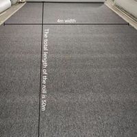 Moquette bouclée durable antidérapante et ignifuge mur à mur pour couloirs de bureaux à fort trafic, salons, gymnases et centres commerciaux