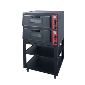 <span class=keywords><strong>Four</strong></span> à pizza à gaz à double étage ZH-4EP4, machine à pizza professionnelle en acier inoxydable, utilisation commerciale Campbon pour cuisine professionnelle - Product Image 1