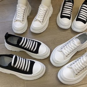 Nuove Sneakers in <span class=keywords><strong>Tela</strong></span> per Ragazze 2026, <span class=keywords><strong>Scarpe</strong></span> Casual in Pelle Bianca a Basso Prezzo, Personalizzabili - Product Image 1
