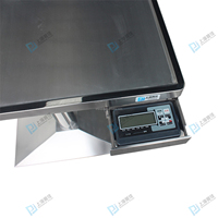 Electric Reusable Veterinary Instrument Vet Operating Table Lifting Scale 304 Stainless Steel Silver for Dog Cat Exam Treatment