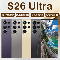 Nuevo S26 Ultra 22GB+1TB Gran Memoria Gran Almacenamiento Teléfono Inteligente 5G Doble SIM CDMA LTE Pantalla HD Desbloqueado