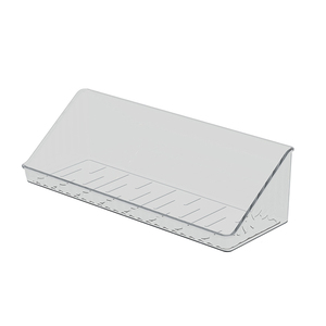 Transparent bathroom storage rack, wall-mounted storage rack, plastic storage rack