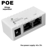 DC Poe Injecteur 12V/48v Synthétiseur Alimentation Sans Fil AP Ethernet Séparateur Réseau Commutateurs 5-48V Tension D'entrée pour CAMÉRA