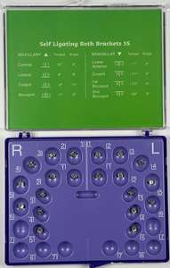 Vendita calda di alta qualità prezzo di fabbrica ortodontico passiva staffe autoliganti 5S denti denti bretelle 0.022 - Product Image 4