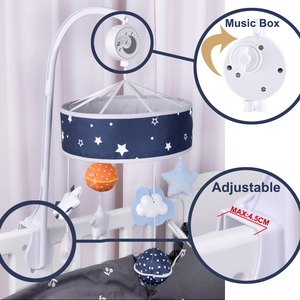 Sonajero colgante <span class=keywords><strong>para</strong></span> bebé, juguete <span class=keywords><strong>de</strong></span> decoración <span class=keywords><strong>de</strong></span> cama, cuna giratoria Musical con soporte <span class=keywords><strong>de</strong></span> brazo <span class=keywords><strong>de</strong></span> plástico móvil <span class=keywords><strong>para</strong></span> dormir <span class=keywords><strong>de</strong></span> recién nacido - Product Image 3