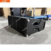 Sistema de Sonido AM208 de Alta Calidad con Altavoces de Línea Doble de 8 Pulgadas, Madera Contrachapada de Abedul, Equipo de Sonido para Iglesias, Altavoces de Línea Pasivos