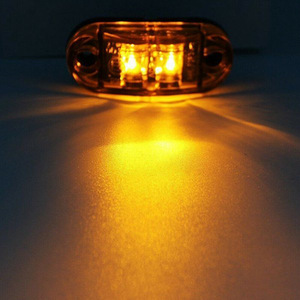 Luz lateral LED Piranha 2LED para camión de fábrica, luz trasera lateral para remolque, Australia E4 Camon 139 - Product Image 4