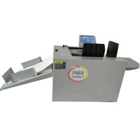 Machine de pliage et de rainurage automatique de papier à haute vitesse, écologique, 338