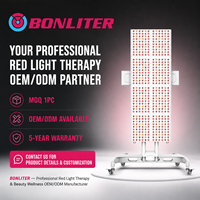 Panneau de luminothérapie rouge 2400W pour usage domestique, corps entier, 5 longueurs d'onde, 480 ampoules, stock US, livraison rapide, sans taxes douanières