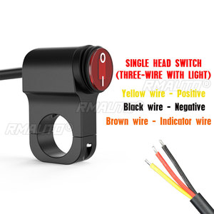 Interrupteurs de moto, bouton de klaxon, bouton de clignotant ON/OFF, commande d'interrupteur pour guidon de moto électrique Yamaha, interrupteur de lumière - Product Image 4