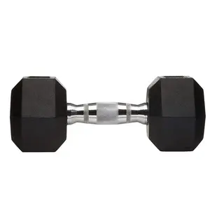 Fabricante Atacado Ginásio Comercial LB Dumbbell da Borracha do Hex