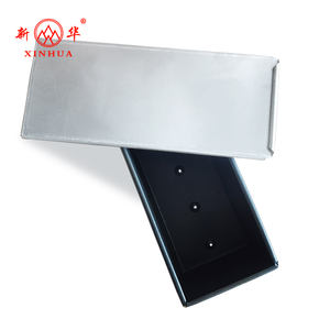 حجم مخصص غير لاصق مقلاة رغيف خبز مضلع مقلاة كعكة مخدد نخب مع غطاء - Product Image 4