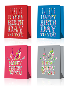 Bolsa de Regalo y Manualidades de Papel Blanco Ecológica Desechable con Base Cuadrada y Asa, Impresión UV, Se Aceptan Pedidos Personalizados - Product Image 4