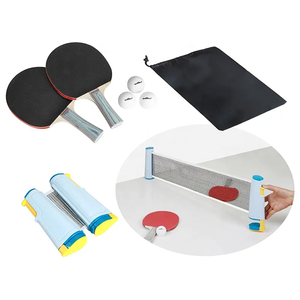 ไม้ปิงปองแบบพกพาพับเก็บได้ไม้ปิงปองลูกปิงปอง - Product Image 5