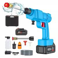 Pistolet de lavage de voiture haute pression 22 bars en ABS, nettoyeur de voiture électrique domestique, buse d'arrosage, nettoyeur de voiture à batterie au lithium