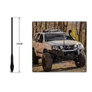 Antena de Radio Móvil para Auto de 75cm, Similar a GME4780 Big Spring Bull SUV Off Road, 136-174MHz, 400-470MHz, 27MHz, 698-2700MHz, 144/430MHz - Product Image 1