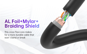 Câbles Réseau SIPU OEM <span class=keywords><strong>Support</strong></span> Cat6 LAN, Boîte <span class=keywords><strong>de</strong></span> 305m, Câble Ethernet SFTP CCA Double Gaine PVC pour Communication - Product Image 3