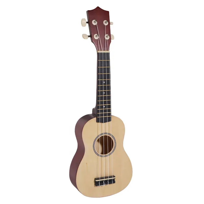 Colorful 21 Inch Wholesale Kids Toy Colorful Soprano Concert Basswood Guitar Ukulele With Accessories