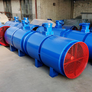 พัดลมดูดอากาศแบบแกนสำหรับงานเหมืองใต้ดิน ยี่ห้อ Zhongmei รุ่น Mature Manufacturing Mining Machine พร้อมลูกปืนและเกียร์  มีจำหน่าย - Product Image 4