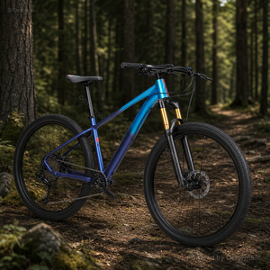 Bicicleta <span class=keywords><strong>de</strong></span> <span class=keywords><strong>Montaña</strong></span> <span class=keywords><strong>de</strong></span> Aleación <span class=keywords><strong>de</strong></span> Aluminio <span class=keywords><strong>de</strong></span> 27.5/29 Pulgadas, 10/12/27/30 Velocidades, Frenos <span class=keywords><strong>de</strong></span> Disco, Suspensión Delantera para Ciclismo Todoterreno - Product Image 3