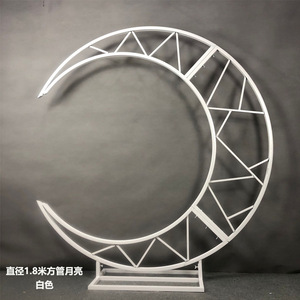 Arco Floreale Luna Blu Personalizzabile, Supporto in Seta Artificiale Colorato con Fiori per Decorazioni Matrimoniali - Product Image 6