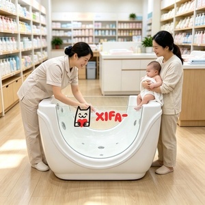 <span class=keywords><strong>Bañera</strong></span> Plegable para Bebé con Sensor de Temperatura, Portátil, para Viajes y Uso en el Hogar, Venta al Por Mayor - Product Image 2