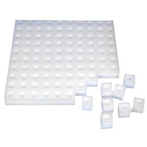 100pcs White Seedling Soilless Hydroponic Vegetables Nursery Pots Seedlings Cloning Collar Garden Cultivation Plant Sponge