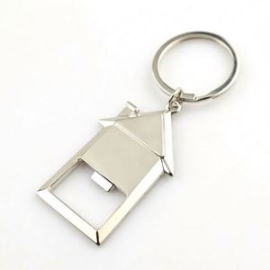 Porte-clés décapsuleur vierge en gros, porte-clés en métal 3D personnalisés, décapsuleurs en forme de pied, de guitare, de maison, cadeaux - Product Image 1