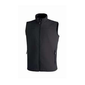 Gilet en tissu Soft Shell U-POWER - IN231BC-S DUBLINO Noir Carbon-EAN 8033546552445 VESTES DE TRAVAIL VESTES D'ÉTÉ SOFTSHELL - Product Image 1