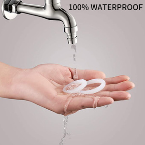 Cock Nhẫn 3pcs <span class=keywords><strong>flash</strong></span> trong đêm khóa bền Silicone dương vật vòng đồ chơi tình dục cho nam giới nam chậm trễ xuất tinh bìu vòng khóa - Product Image 5