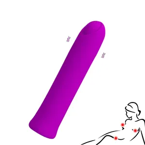 Vibrador de 12 frecuencias para mujeres, palo de masaje de silicona, dispositivo de masturbación con vibración, juguete sexual para adultos para lesbianas