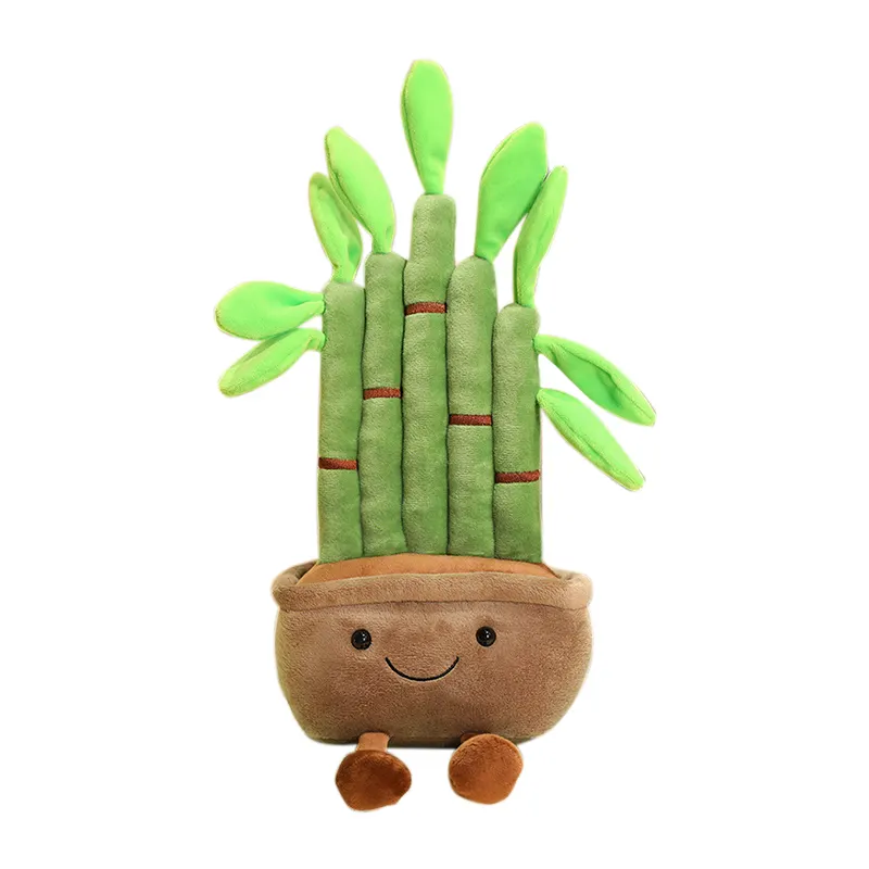 O brinquedo de pelúcia de algodão de bambu, mais popular, bom, olhante, verde, pp