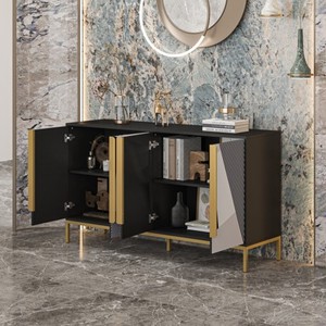 Anibar Customized 55.1'' Modern Wood <b>Sideboard</b> Best Quality Furniture for Dining or Living Room Home Decor - Product Image 3