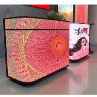 Écran LED mobile pour réception, grand écran, montage sur pilier, installation facile, affichage haute définition, pas de raccordement requis P2.5/P1.86