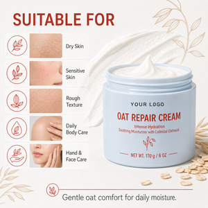 ODM Crema Reparadora de Avena: Hidratación Intensa, No Grasosa, Calma la Piel Sensible, Protege la Barrera Cutánea, Alivia Rápidamente el Malestar Facial - Product Image 2