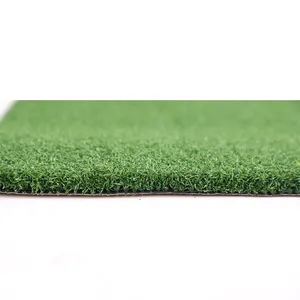 Gazon de Golf vert foncé de 15mm, pelouse avec trous de Drainage