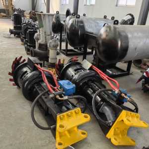 Bomba de lodo sumergible hidráulica MS YSQ para excavadora, con revestimiento y junta, para lodo de desagüe - Product Image 6