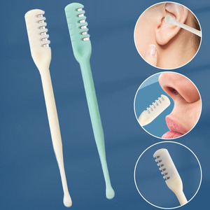 Wholesale Double-ended Nose Hair Trimmer Reusable Scissors Men Women Portable Ear Scoop <b>Scraper</b> <b>Clean</b> Remover Tools - Product Image 1
