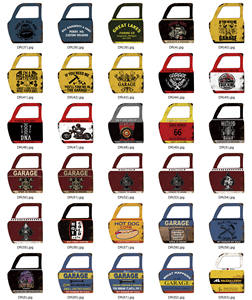 Letreros Metálicos Hot Rod Rebel, Decoración de Pared Metálica Black Death Man Cave, Letrero Retro para Puerta de Coche, Bar, Pub, Garaje, Letrero Metálico Vintage para Colgar en la Pared - Product Image 5